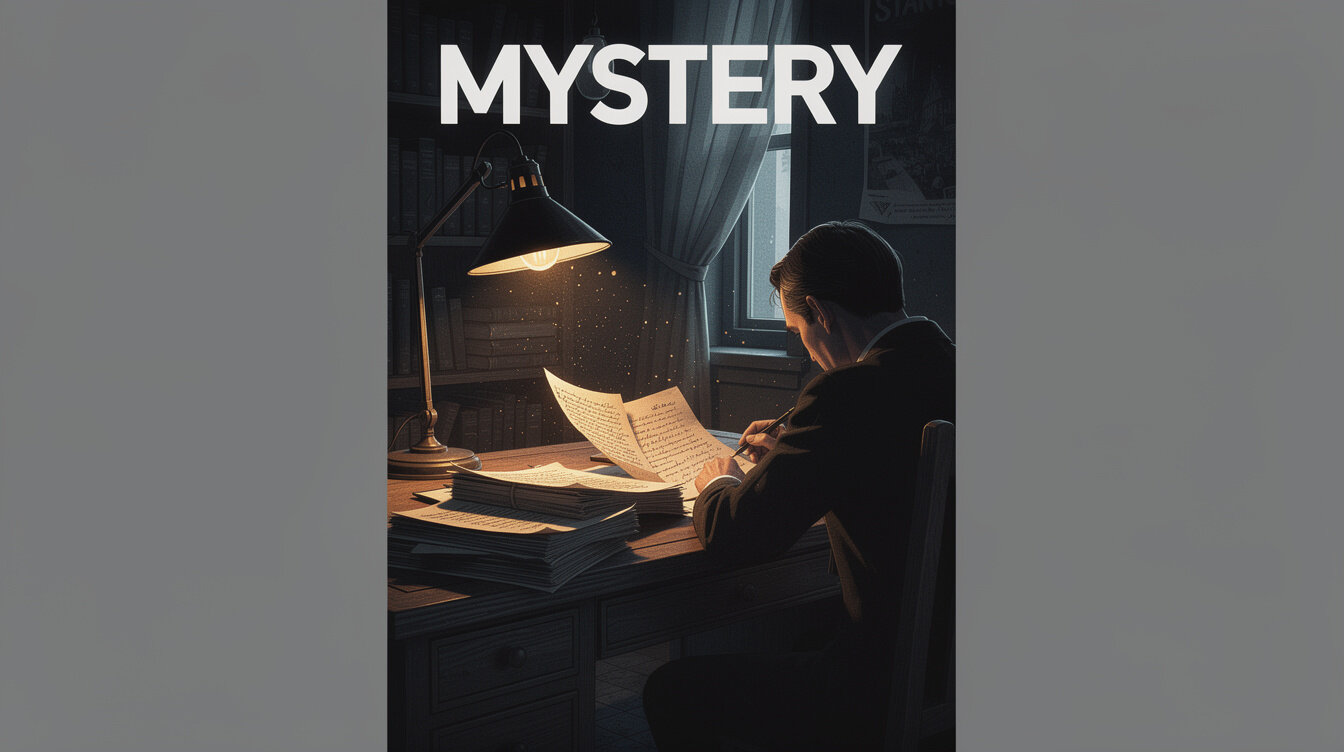 mystery novel book cover